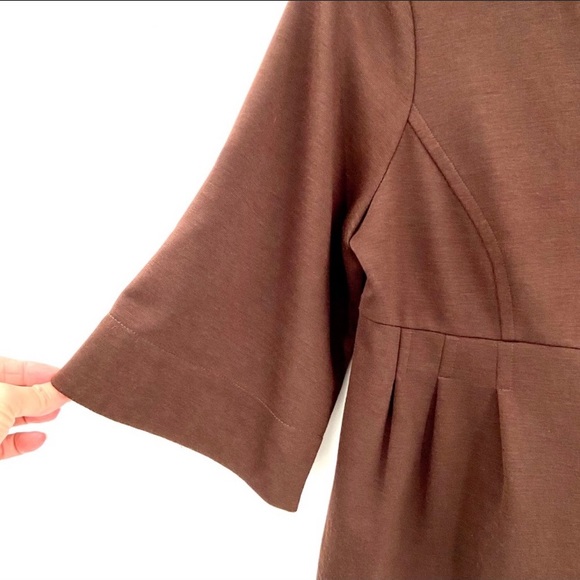 Ivy Jane Brown Cropped Bell Sleeves Jacket. Size Small - Picture 4 of 10